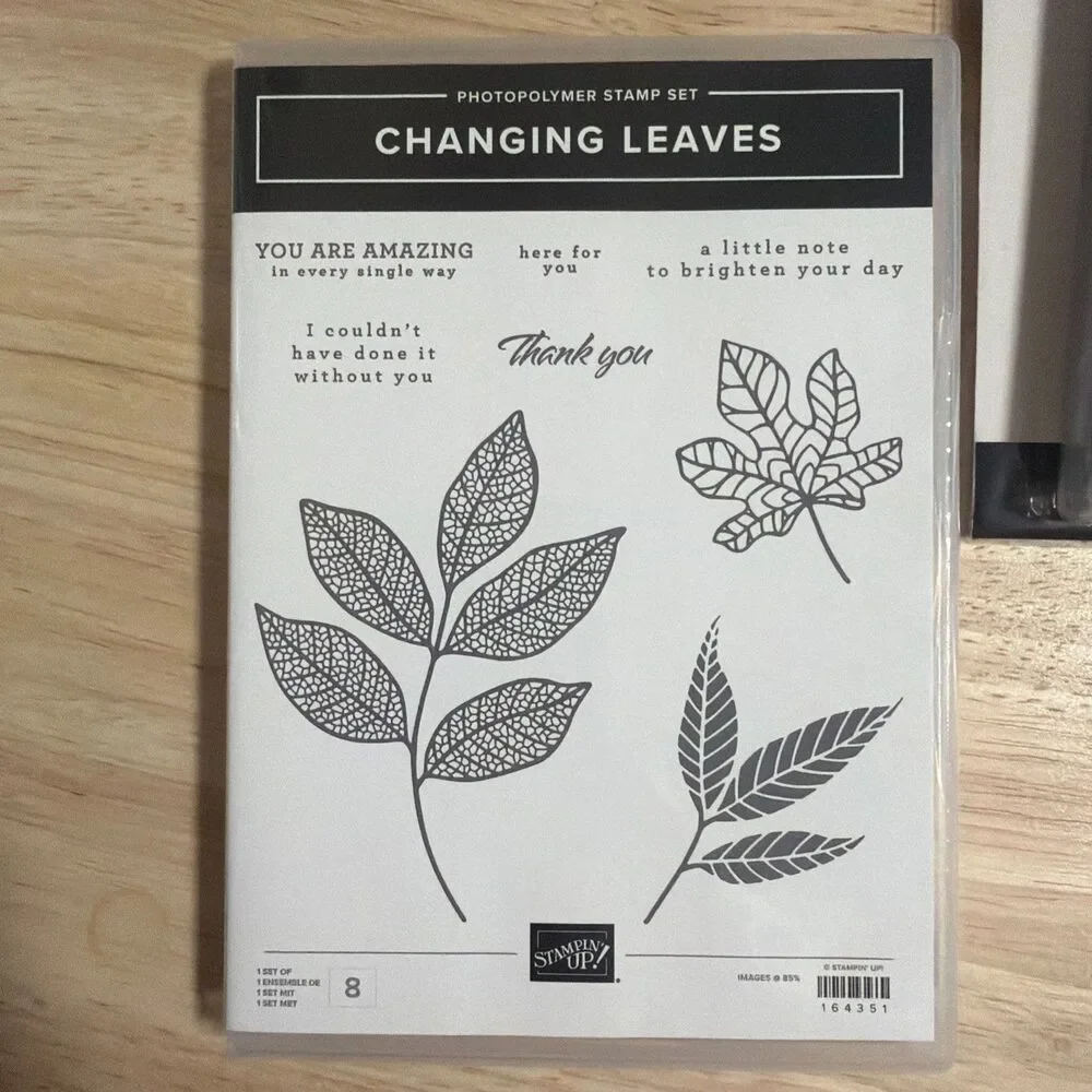 Stampin Up! CHANGING LEAVES Stamp Set, DIES  & embossing folder